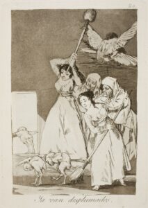 Francisco Goya "Ya van desplumados (Los Caprichos)", 1799